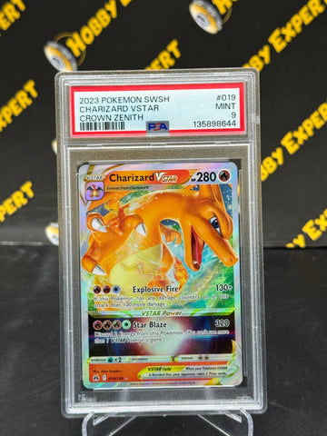 Charizard VSTAR #019 - Crown Zenith - PSA 9