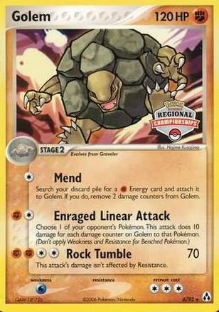 Golem (Regional Championships) (6/92) [League & Championship Cards] - Promo