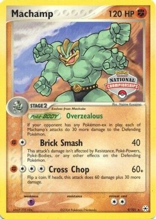 Machamp (National Championships) (9/101) [League & Championship Cards] Holofoil - Promo
