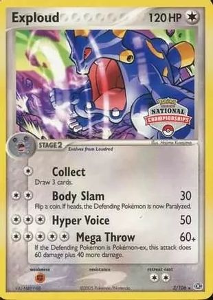 Exploud (National Championships) (3/106) [League & Championship Cards] - Promo
