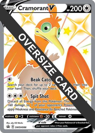 Cramorant V - SWSH086 (SWSH086) [Jumbo Cards] Holofoil - Promo