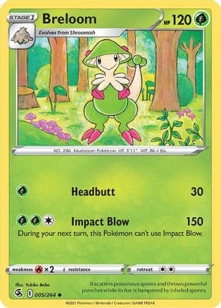Breloom (005/264) [SWSH08 Fusion Strike] - Uncommon