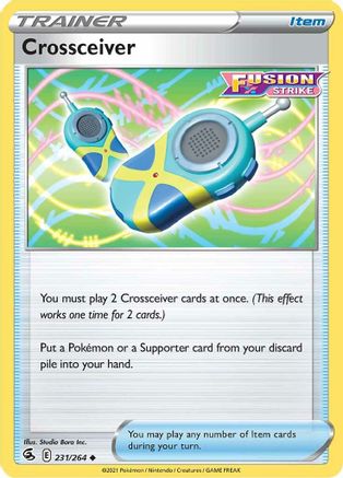Crossceiver (231/264) [SWSH08 Fusion Strike] Reverse Holofoil - Uncommon