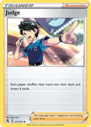 Judge (235/264) [SWSH08 Fusion Strike] Reverse Holofoil - Uncommon