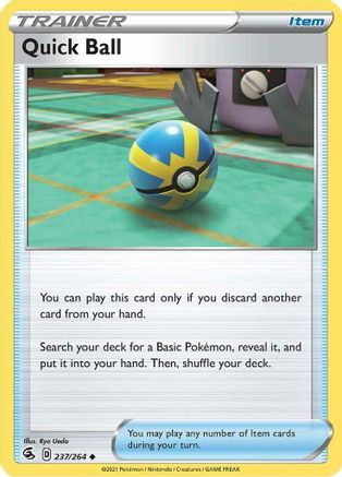 Quick Ball (237/264) [SWSH08 Fusion Strike] - Uncommon