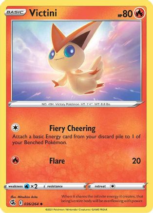 Victini (036/264) [SWSH08 Fusion Strike] - Uncommon