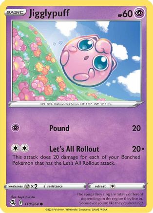 Jigglypuff (110/264) [SWSH08 Fusion Strike] - Common