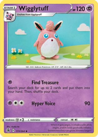 Wigglytuff (111/264) [SWSH08 Fusion Strike] - Uncommon