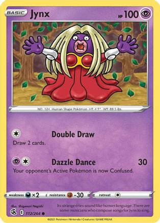 Jynx (112/264) [SWSH08 Fusion Strike] - Common