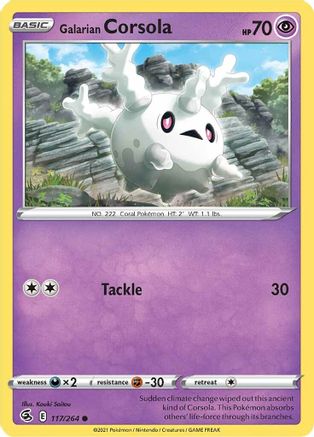 Galarian Corsola (117/264) [SWSH08 Fusion Strike] - Common