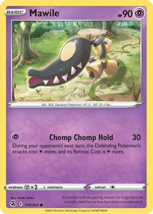 Mawile (119/264) [SWSH08 Fusion Strike] Reverse Holofoil - Common