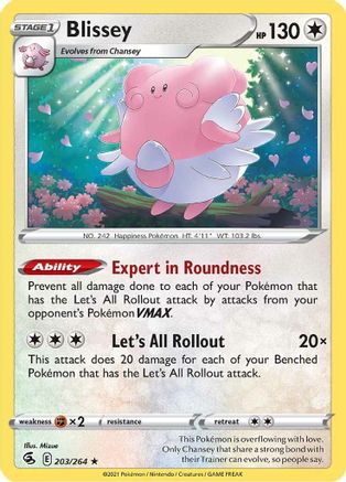Blissey (203/264) [SWSH08 Fusion Strike] - Rare
