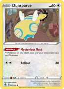 Dunsparce (207/264) [SWSH08 Fusion Strike] Reverse Holofoil - Uncommon