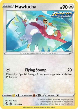 Hawlucha (216/264) [SWSH08 Fusion Strike] - Uncommon