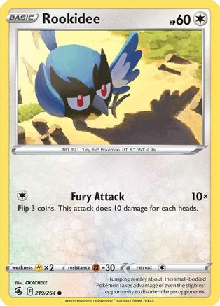 Rookidee (219/264) [SWSH08 Fusion Strike] - Common