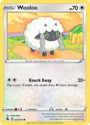 Wooloo (222/264) [SWSH08 Fusion Strike] - Common