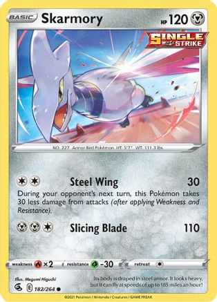 Skarmory (182/264) [SWSH08 Fusion Strike] - Common