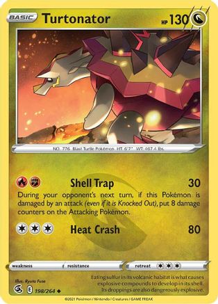 Turtonator (198/264) [SWSH08 Fusion Strike] - Uncommon