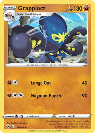 Grapploct (153/264) [SWSH08 Fusion Strike] - Uncommon