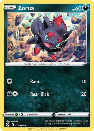 Zorua (170/264) [SWSH08 Fusion Strike] - Common
