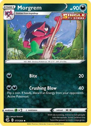 Morgrem (177/264) [SWSH08 Fusion Strike] - Uncommon
