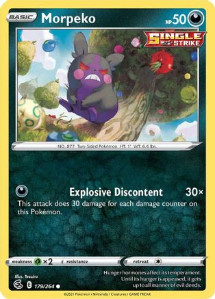 Morpeko (179/264) [SWSH08 Fusion Strike] - Common