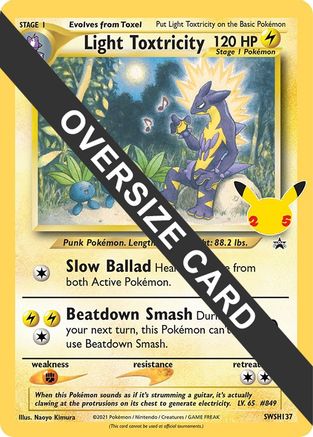 Light Toxtricity - SWSH137 (SWSH137) [Jumbo Cards] - Promo