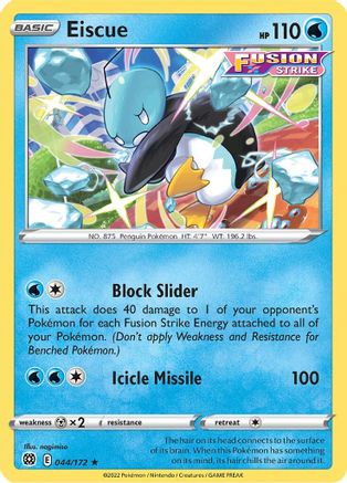 Eiscue (044/172) [SWSH09 Brilliant Stars] Reverse Holofoil - Rare