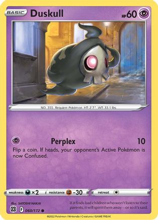 Duskull (060/172) [SWSH09 Brilliant Stars] - Common