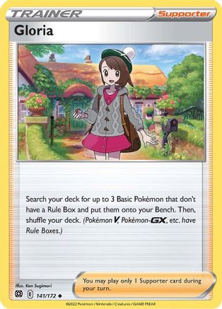 Gloria (141/172) [SWSH09 Brilliant Stars] Reverse Holofoil - Uncommon