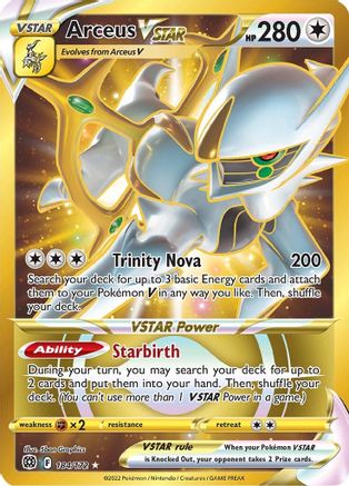 Arceus VSTAR (Secret) (184/172) [SWSH09 Brilliant Stars] Holofoil - Secret Rare