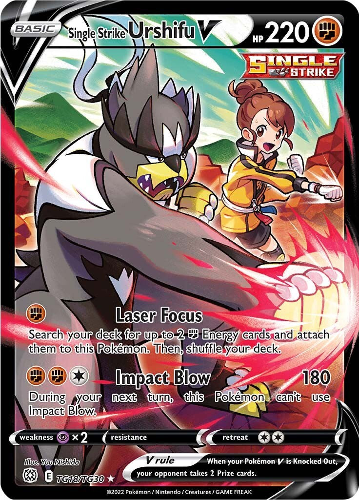 Single Strike Urshifu V [SWSH09:TG - TG18/TG30]