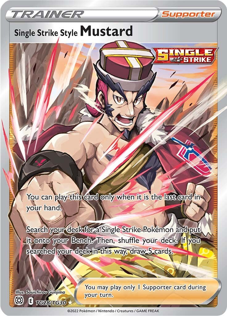 Single Strike Style Mustard [SWSH09:TG - 030]