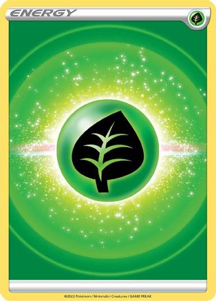 Grass Energy (2022 Unnumbered) [SWSH09 Brilliant Stars] Reverse Holofoil - Common