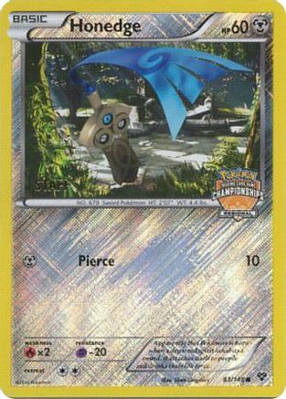 Honedge (Regional Championships) [Staff] (83/146) [League & Championship Cards] Reverse Holofoil - Promo