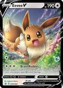 Eevee V (Eevee Stamped) (SWSH065) [Battle Academy 2022] Holofoil - Promo