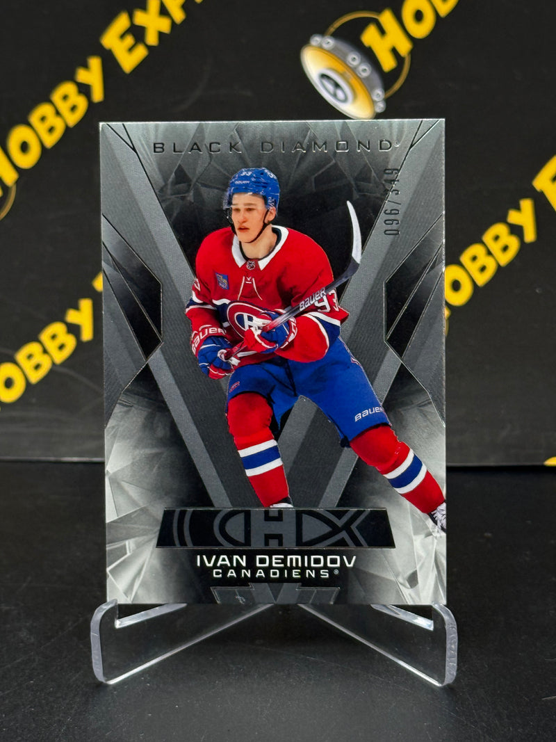 Ivan Demidov Base 096/349 - Montreal Canadiens 2025-26 Black Diamond