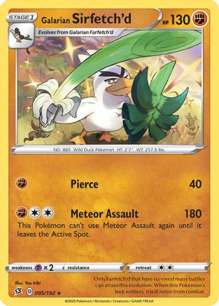 Galarian Sirfetch'd (95/192) [Deck Exclusives] - Rare