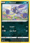 Hisuian Sneasel (092/189) [SWSH10 Astral Radiance] Reverse Holofoil - Common