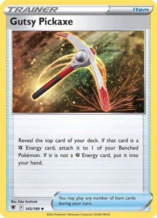 Gutsy Pickaxe (145/189) [SWSH10 Astral Radiance] Reverse Holofoil - Uncommon