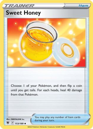 Sweet Honey (153/189) [SWSH10 Astral Radiance] Reverse Holofoil - Uncommon