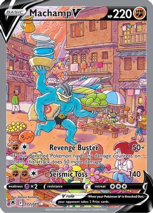Machamp V (Alternate Full Art) (172/189) [SWSH10 Astral Radiance] Holofoil - Ultra Rare