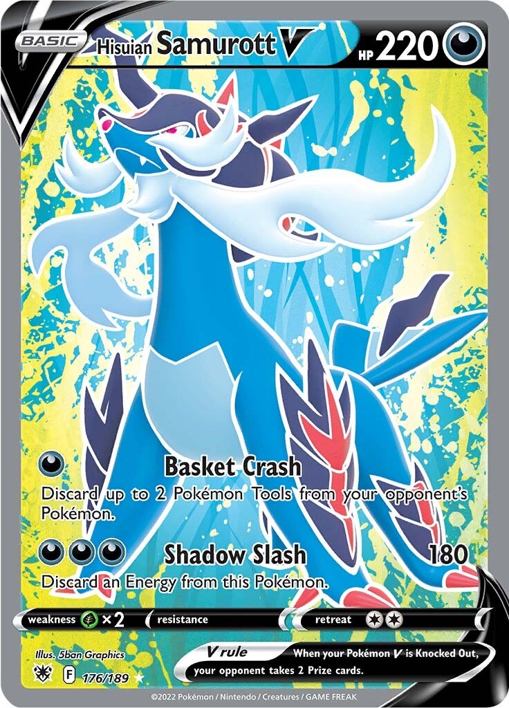 Hisuian Samurott V (Full Art) [SWSH10 - 176/189]