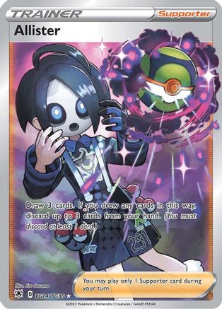 Allister (TG24/30) [SWSH10 Astral Radiance Trainer Gallery] Holofoil - Ultra Rare