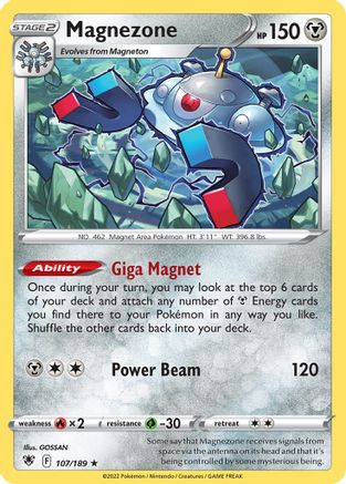 Magnezone (107/189) [Deck Exclusives] - Rare