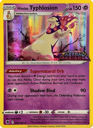 Hisuian Typhlosion (GameStop Exclusive) (052/189) [Miscellaneous Cards & Products] Holofoil - Promo