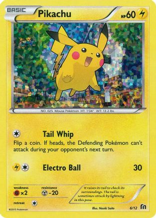Pikachu (6/12) [McDonalds Promos 2016] Holofoil - Promo