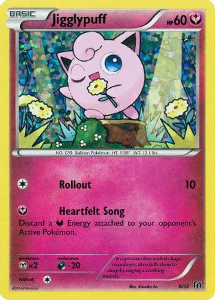 Jigglypuff (8/12) [McDonalds Promos 2016] Holofoil - Promo