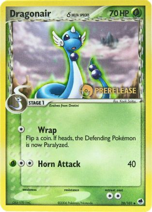 Dragonair (Delta Species) (Prerelease) (28/101) [Nintendo Promos] - Promo
