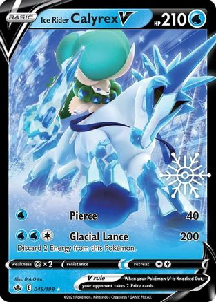 Ice Rider Calyrex V (Holiday Calendar) (045/198) [Miscellaneous Cards & Products] Holofoil - Promo